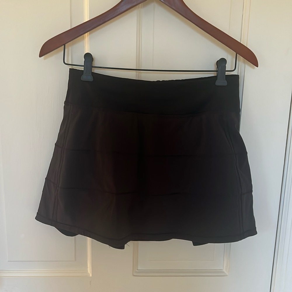 Lulu lemon black tennis skirt